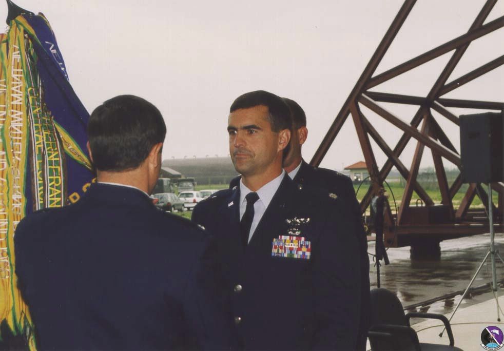 nichols receives squadron flag