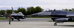 Fighting Falcons land in Bulgaria